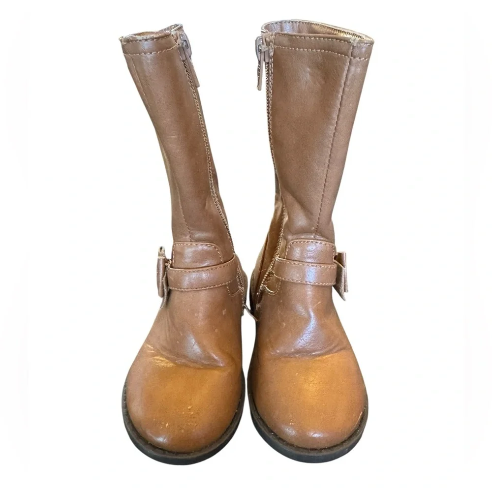 The Children's Place Tan Kids Boots with Bow size 7